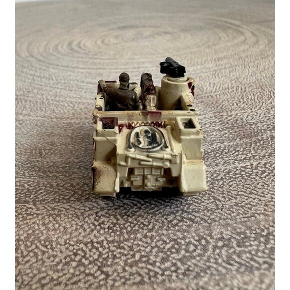 Vintage Military Micro Machines Tank Cannon Tan Brown Green Camo Artillery Toy - Picture 5 of 9